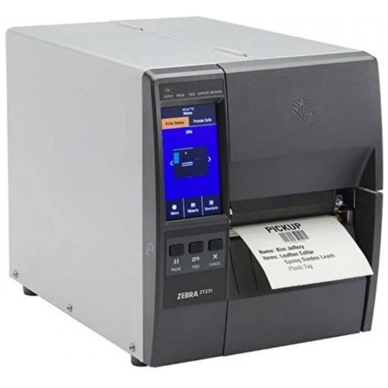 Zebra ZT231T Termal Transfer 203 Dpi Usb, Seri, Ethernet Endüstriyel Barkod Yazıcı