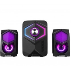 Rampage RMS-175BT 2+1 5W-2 Bluetooth+USB-TF-FM Rainbow Aydınlatmalı Gaming Hoparlör