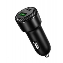 MCDODO CC-5970 36W PD+QC 3.0 1xType-C 1xUSB Girişli Araç Çakmak Şarj - Siyah