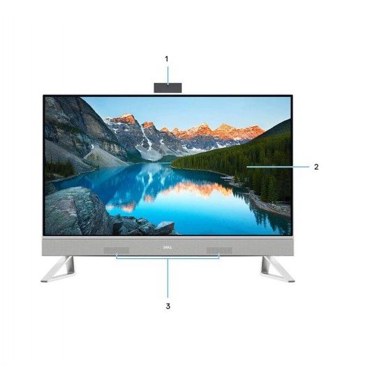 Dell EC242501020UBU i5-1334U 16GB 512GB FHD 23.8 Ubuntu All In One Bilgisayar