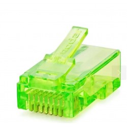 NODAR ND2401 CAT6 EZ RJ45 Konnektör 100 Adet Plastik Kutu - Yeşil