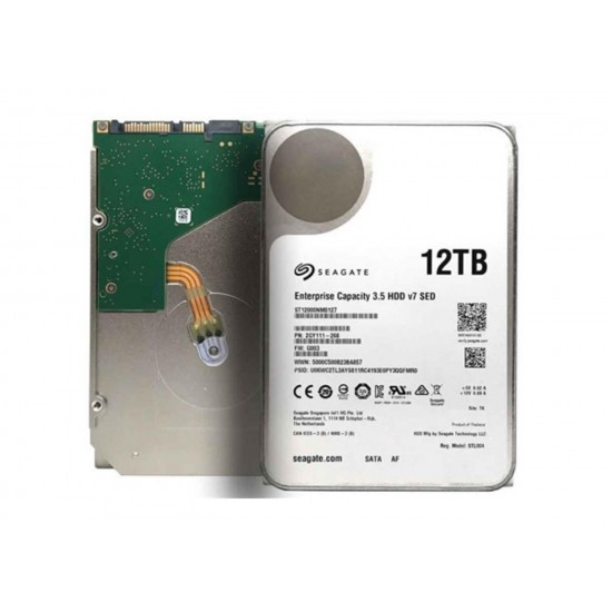 Seagate 12TB ST12000NM0127 SkyHawk 3.5 7200RPM 256MB SATA 3 7-24 Harddisk (İthalat)