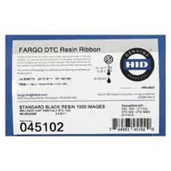 Fargo 045102 DTC1000 Siyah Ribon