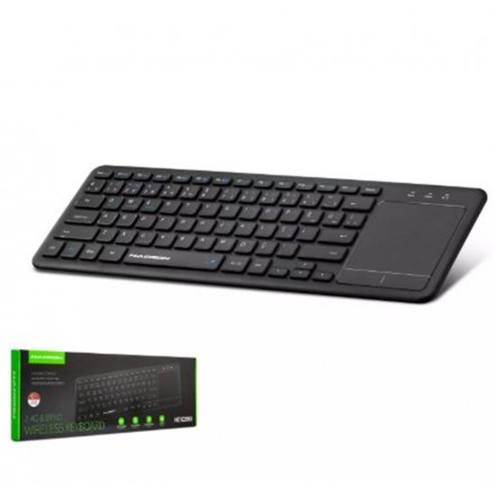HADRON HDX2505 BLUETOOTH + WIRELESS KLAVYE + TOUCH PAD Q SİYAH