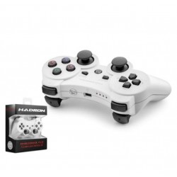 HADRON HD325B PS3 Uyumlu Kablosuz Bluetooth GamePad Oyun Kolu DoubleShock III - Beyaz