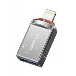MCDODO OT-8600 Usb-A To Lightning Dönüştürücü Soket - Gri