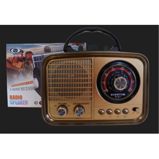 Everton RT-677  Bluetooth-USB-SD-AUX-TF Nostaljik Radyo