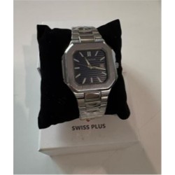 Swiss Plus Man Watch Premium Seri Model-5 RS23146 Blue-Silver(Kol Saati)