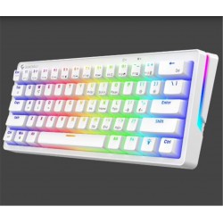 Gameagle GE2015 Poseıdon RGB Kablolu Us Layout Mekanik Beyaz Oyuncu Klavyesi