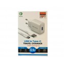Megatech CC-03 (MT-Ct34 )3.4A Type-C Usb Kablo+ Ev Şarj Adaptör Hızlı Şarj