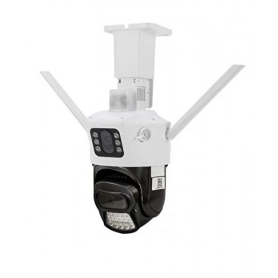 OKam O-KAM 6015 6MP Dual Lens WIFI PTZ 3.5 Dual Screen Image, 15Pcs Leds Dual Light