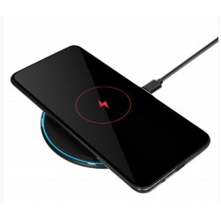 S-link SL-CWF65 Mobil Telefon Uyumlu 15W LED Logo PRM Siyah Kablosuz Şarj Cihazı