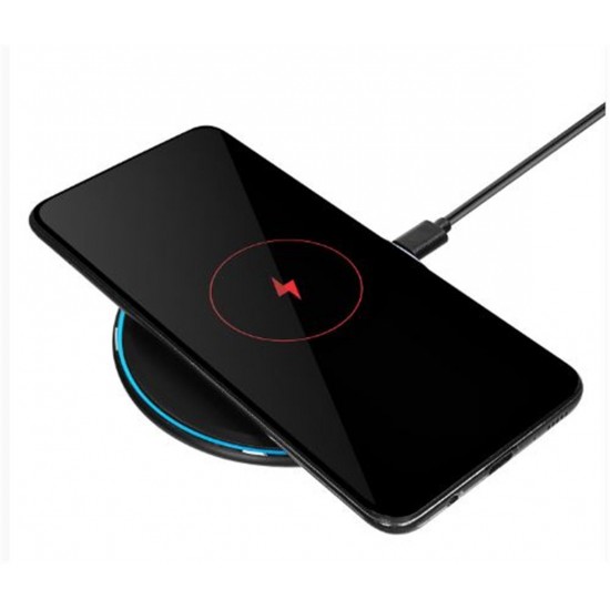 S-link SL-CWF65 Mobil Telefon Uyumlu 15W LED Logo PRM Siyah Kablosuz Şarj Cihazı