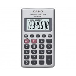 Casio HL-820VA-W 8 Hane Beyaz Cep Tipi Hesap Makinesi