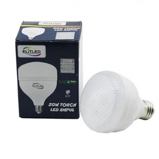 ELİTLED 20W BEYAZ TORCH AMPUL