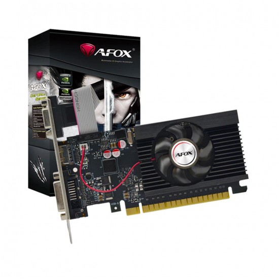 Afox Geforce Gt710 2gb Ddr3 64bit AF710-2048D3L5-V3 DVI HDMI VGA LP Single Fan Ekran Kartı
