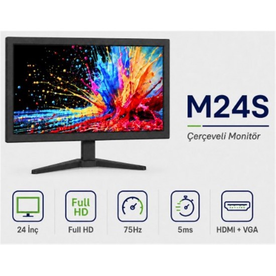 Ttec M24S 24 VGA + HDMI FHD Led Monitör