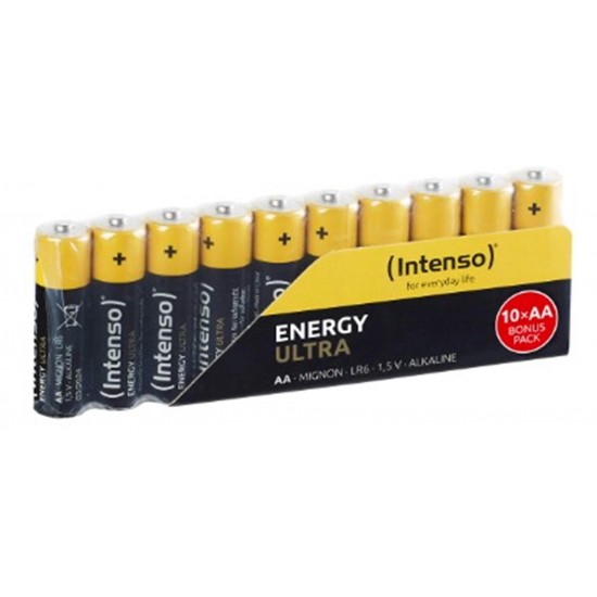 İntenso PBIN-561 LR6 AA Boy Ultra Alkalin Kalem Pil 10lu Paket