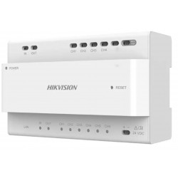 Hikvision DS-KAD704Y 2 Telli 4 Kanal Analog İnterkom Dağıtıcısı