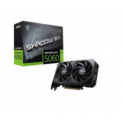 Msi Geforce RTX5060 8GB Shadow 2x GDDR7 128BIT DX12 Gaming Ekran Kartı Çift Fanlı Soğutma