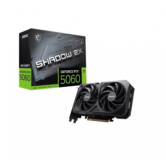 Msi Geforce RTX5060 8GB Shadow 2x GDDR7 128BIT DX12 Gaming Ekran Kartı Çift Fanlı Soğutma