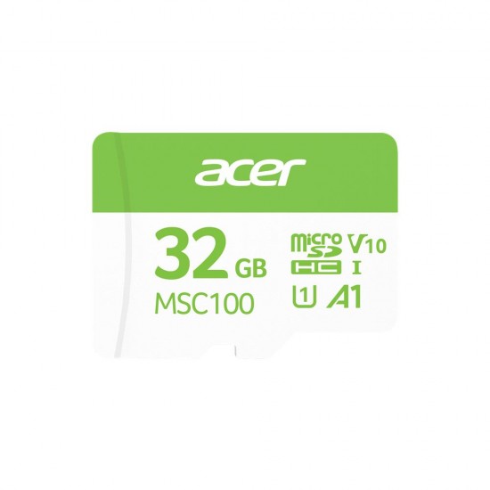 Acer MSC100 32GB microSD U1 V10 A1 Aksiyon Kamera & Güvenlik Kamerası Uyumlu