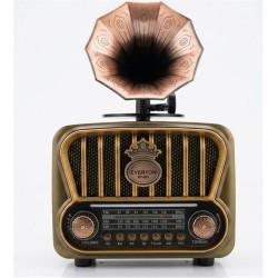 Everton RT-605 Şarjlı,  Nostaljik Radyo( Bluetooth-USB-SD-FM)