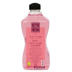Eyüp Sabri Tuncer 1,5lt Japon Kiraz Çiçeği  Sıvı Sabun Doğal Zeytinyağlı