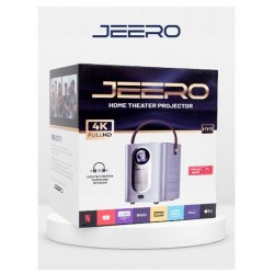 JEERO HY6 4K HOME THEATER4K  PROJEKTÖR (HİSİLİCON 325-QUAD-CORE A53-ANDROID)