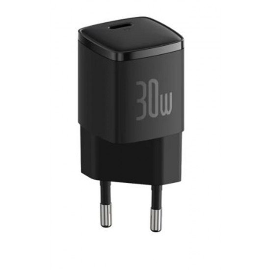 BASEUS CCXF000301 Cube Pro USB-C Hızlı Şarj Cihazı 30W Siyah
