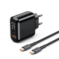 MCDODO CH-7172 PD3 20W 1 USB 1 TYPE-C GİRİŞLİ  ŞARJ ADAPTÖRÜ USB-C TO USB-C -SİYAH