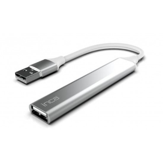 Inca IUSB-4TUX 3X2.0 3.0 USB Çıkış USB Çıkış 5 Gbps Usb Çoklayıcı Alüminyum Kasa