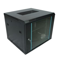 Racksan MT-6609S 9U Duvar Tipi Kabinet (500-600-600) Raf+Fan+Priz