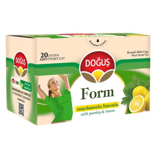 Doğuş Form Maydonozlu Limonlu Çayı 20x1,8gr