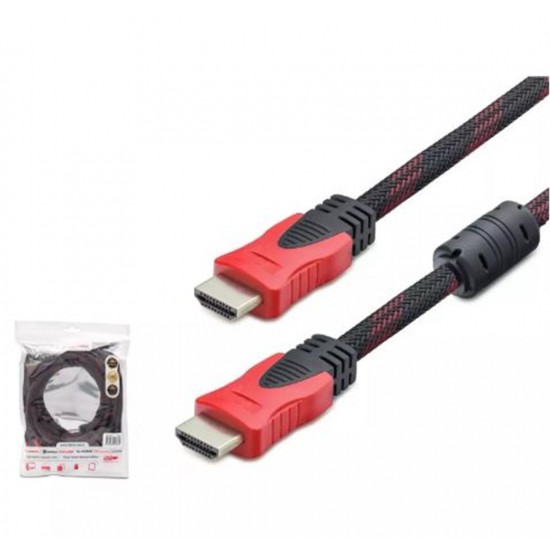 Hadron Hdx2033 30M  Hdmi Kablo Örgülü  Siyah