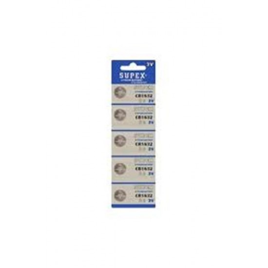Supex CR1632-C5 3V Lityum Düğme Pil 5li Paket