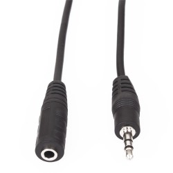 Vcom CV202-5.0 5.0Mt 3.5mm Stereo Uzatma Ses Kablosu