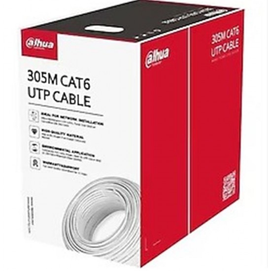 Dahua PFM920I  Saf Full Bakır Cat6 Kablo Turuncu 305 Metre İç Ortam