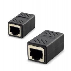 HADRON HDX5066 RJ45 Dişi - Dişi Uzatma Adaptörü - Siyah