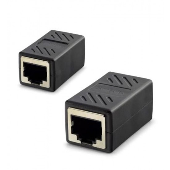 HADRON HDX5066 RJ45 Dişi - Dişi Uzatma Adaptörü - Siyah