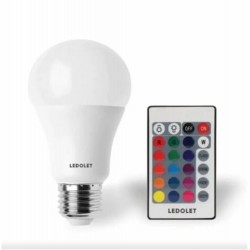 Panther Ledolet Led Ampul Kumandalı 9 W Rgb
