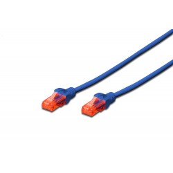 Digitus DK-1617-050-B  PATCH KABLO CAT.6 UTP 5 mt AWG 26-7 MAVİ