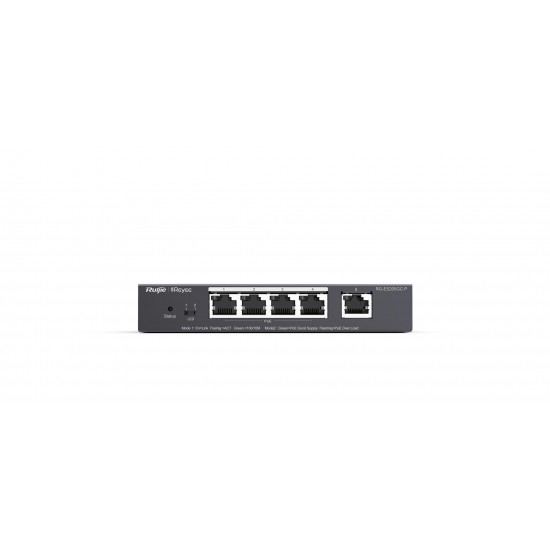 Ruijie-Reyee RG-ES205GC-P 5 Port 10-100-1000 Gigabit 4 Port Poe Yönetilebilir 54W