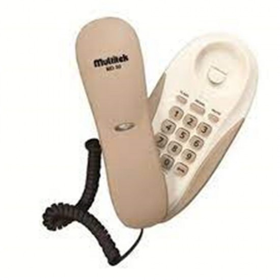Penguen Krem Kablolu Duvar Telefonu