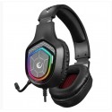 Rampage RM-K90 VECTOR Siyah RGB Led Type-C Gaming Mikrofonlu Oyuncu Kulaklığı