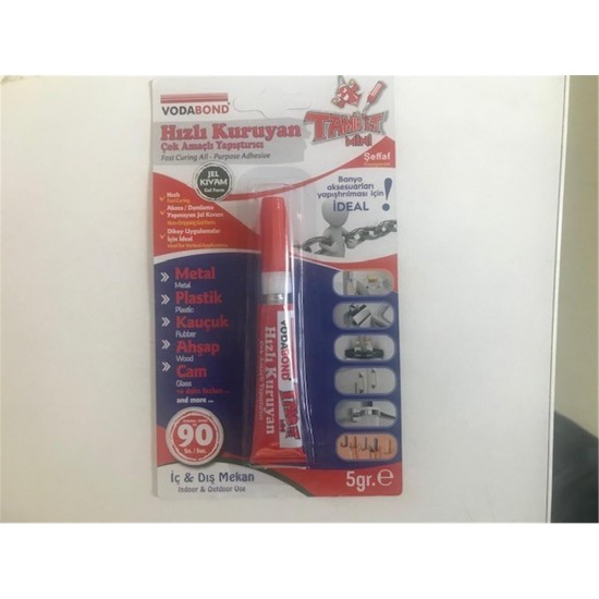 Vodobond Tamir Et 5gr (Metal-Plastik-Kauçuk-Ahşap-Cam)