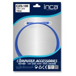 INCA ICAT6- 1MT Cat6  Mavi Kablo