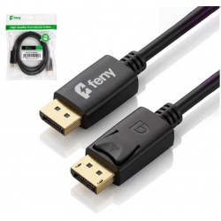 Feny FN-DS4K015 Displayport V1.2 M-M 4K@60Hz 2K@165Hz Altın Kaplama 1.5m Kablo