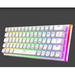 Gameagle GE2026 Caladrıa RGB Kablolu TR Layout Mekanik Beyaz Oyuncu Klavyesi