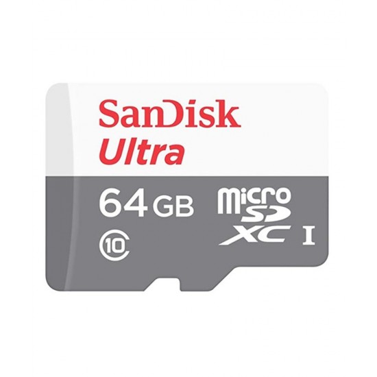 SanDisk 64GB SDSQUNR-064G-GN3MN Ultra microSDXC 64GB 100MB-s Class 10 UHS-I Hafıza Kartı